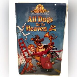 All Dogs Go to Heaven 2 MGM Family Entertainment VHS 1996 Clam Shell & VHS Tape